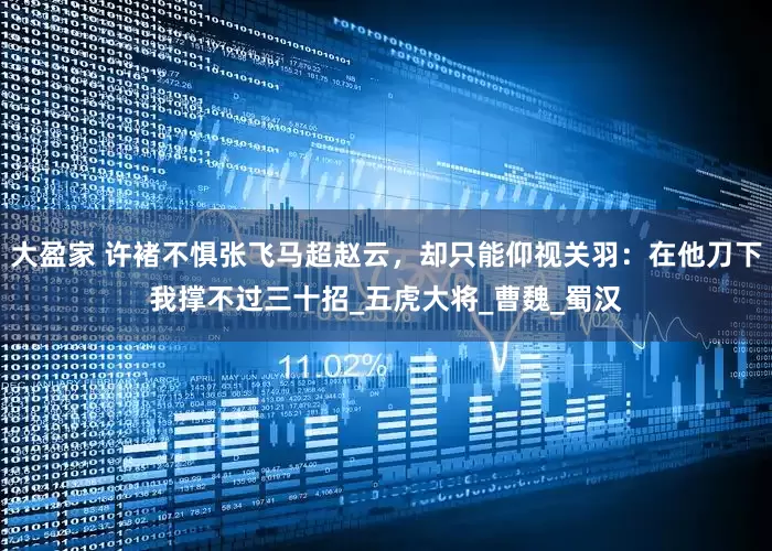 大盈家 许褚不惧张飞马超赵云，却只能仰视关羽：在他刀下我撑不过三十招_五虎大将_曹魏_蜀汉