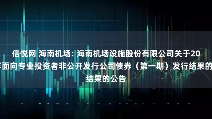 倍悦网 海南机场: 海南机场设施股份有限公司关于2025年面向专业投资者非公开发行公司债券（第一期）发行结果的公告