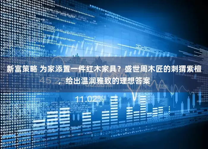 新富策略 为家添置一件红木家具？盛世周木匠的刺猬紫檀，给出温润雅致的理想答案